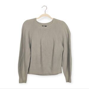 Uniqlo Sage Cotton 3D Knit Long Sleeve Sweater Size S
